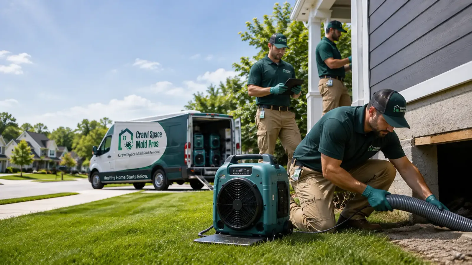 Crawl Space Mold Removal in Hartland, MI